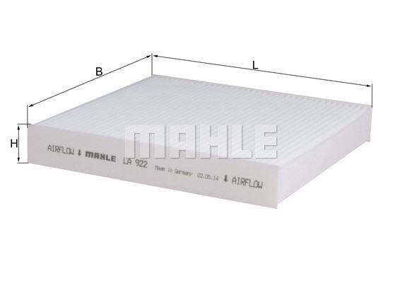 Kupefilter Knecht LA 922 KNECHT