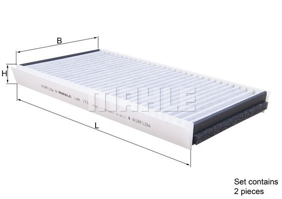 Kupefilter Knecht LAK 173/S KNECHT
