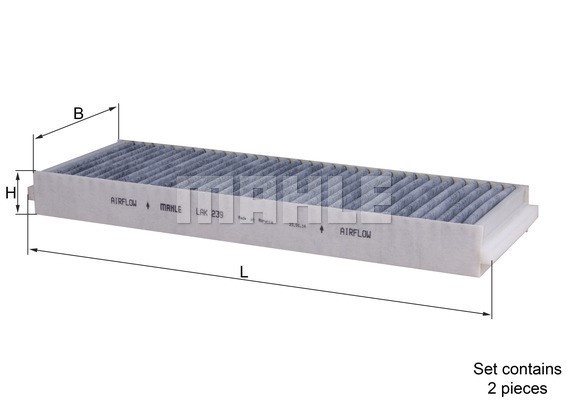 Kupefilter Knecht LAK 239/S KNECHT