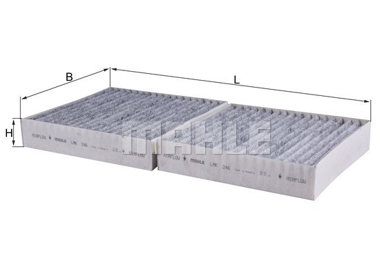 Kupefilter Knecht LAK 246 KNECHT