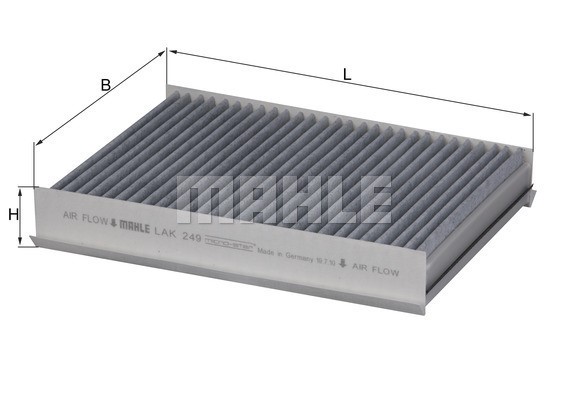 Kupefilter Knecht LAK 249 KNECHT