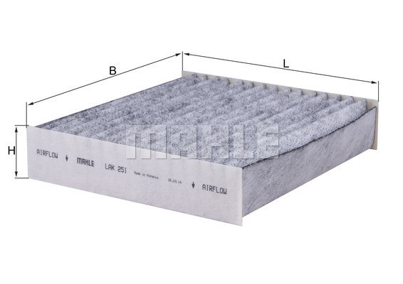 Kupefilter Knecht LAK 251 KNECHT