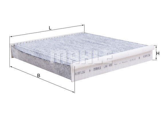 Kupefilter Knecht LAK 490 KNECHT