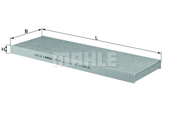 Kupefilter Knecht LAK 49 KNECHT