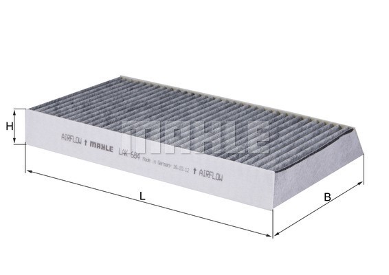 Kupefilter Knecht LAK 684 KNECHT