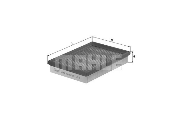 Luftfilter Knecht LX 1038 KNECHT