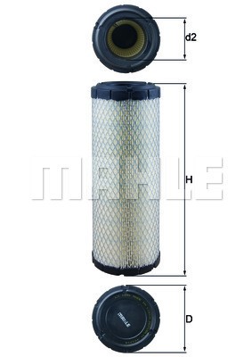 Luftfilter Knecht LX 1240 KNECHT