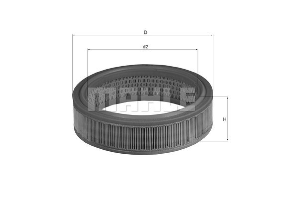 Luftfilter Knecht LX 158 KNECHT