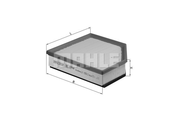 Luftfilter Knecht LX 1593/2 KNECHT