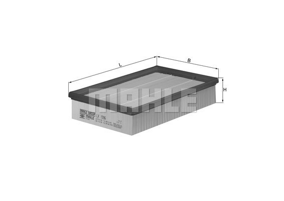 Luftfilter Knecht LX 1596 KNECHT
