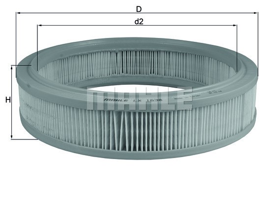 Luftfilter Knecht LX 1638 KNECHT