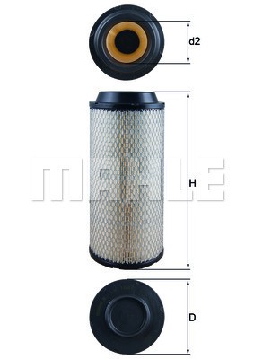 Luftfilter Knecht LX 1687 KNECHT