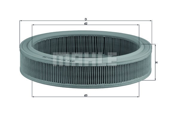 Luftfilter Knecht LX 202 KNECHT