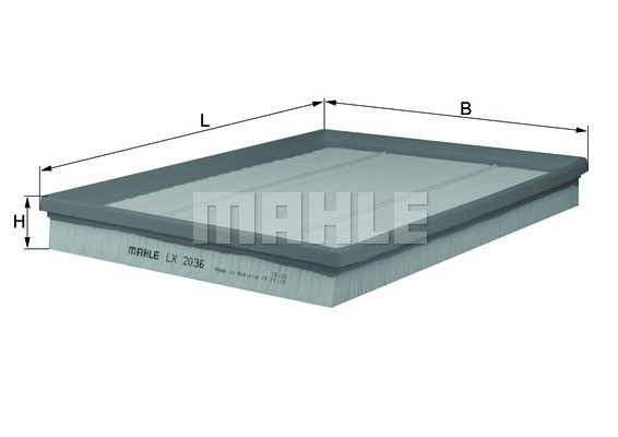 Luftfilter Knecht LX 2036 KNECHT