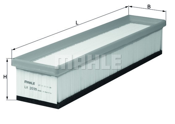 Luftfilter Knecht LX 2039 KNECHT