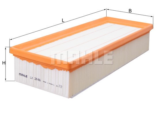 Luftfilter Knecht LX 2046 KNECHT Luftfilter Knecht LX 2046 KNECHT