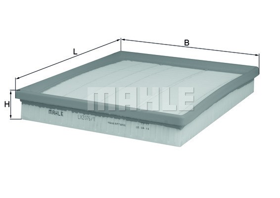 Luftfilter Knecht LX 2076/1 KNECHT