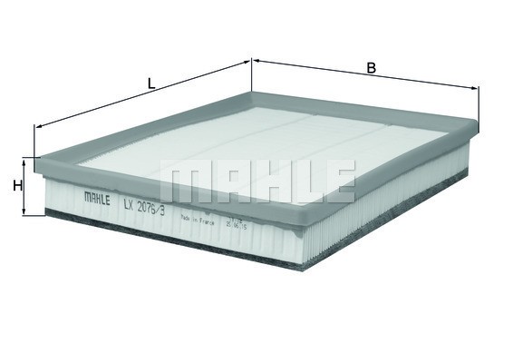 Luftfilter Knecht LX 2076/3 KNECHT