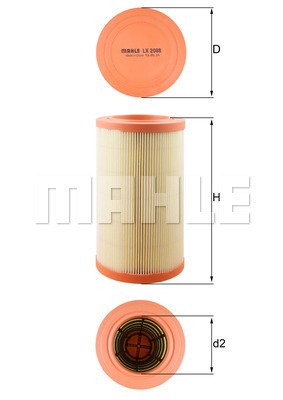 Luftfilter Knecht LX 2088 KNECHT