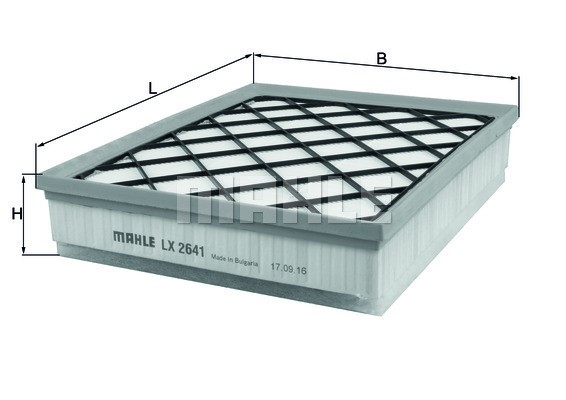 Luftfilter Knecht LX 2641 KNECHT