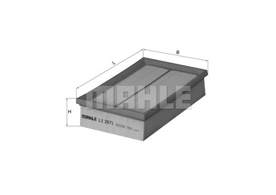 Luftfilter Knecht LX 2671 KNECHT