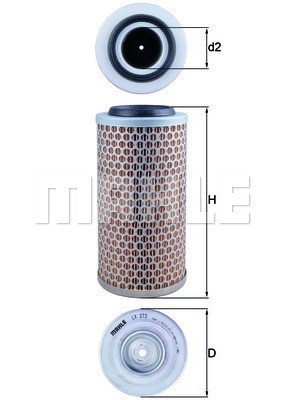 Luftfilter Knecht LX 272 KNECHT