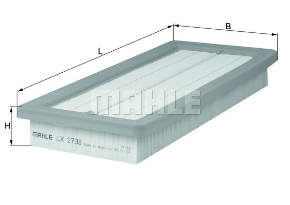 Luftfilter Knecht LX 2738 KNECHT