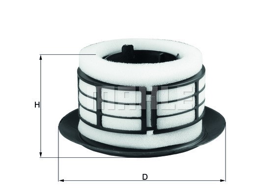 Luftfilter Knecht LX 292 KNECHT Luftfilter Knecht LX 292 KNECHT