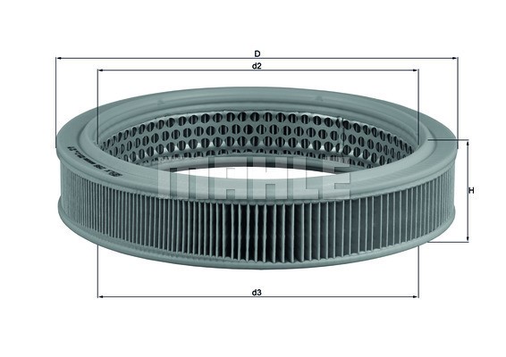 Luftfilter Knecht LX 298 KNECHT