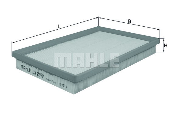 Luftfilter Knecht LX 2992 KNECHT
