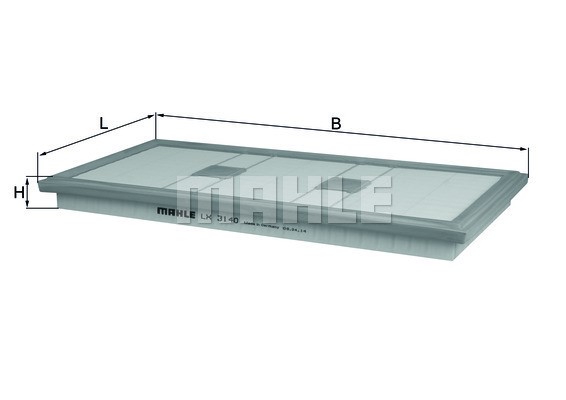 Luftfilter Knecht LX 3140 KNECHT