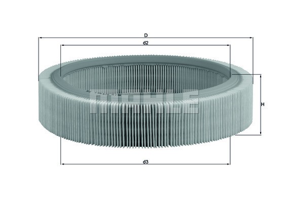 Luftfilter Knecht LX 317 KNECHT