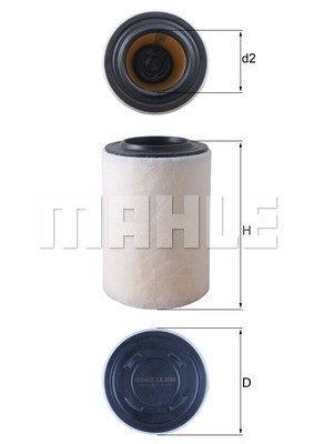 Luftfilter Knecht LX 3286 KNECHT