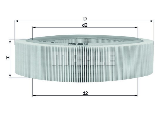 Luftfilter Knecht LX 346 KNECHT Luftfilter Knecht LX 346 KNECHT