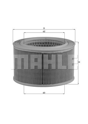 Luftfilter Knecht LX 446 KNECHT