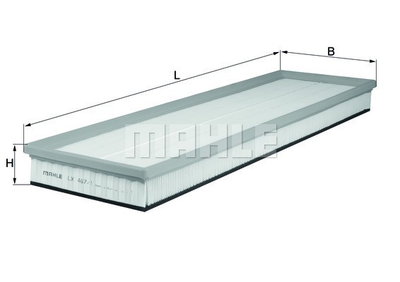 Luftfilter Knecht LX 467/1 KNECHT