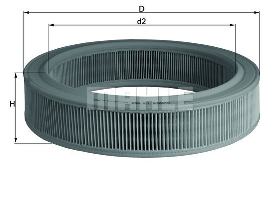 Luftfilter Knecht LX 568 KNECHT
