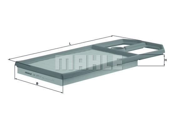 Luftfilter Knecht LX 571/1 KNECHT