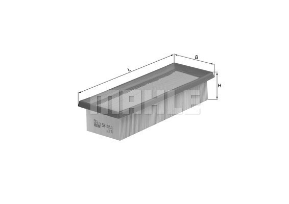 Luftfilter Knecht LX 581 KNECHT