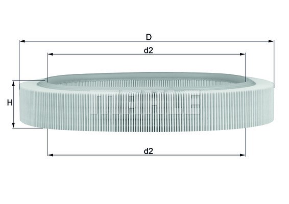 Luftfilter Knecht LX 58 KNECHT Luftfilter Knecht LX 58 KNECHT