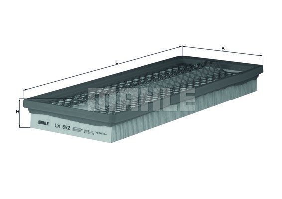 Luftfilter Knecht LX 592 KNECHT