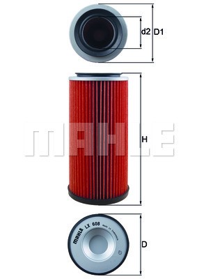 Luftfilter Knecht LX 608 KNECHT