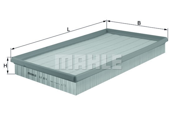Luftfilter Knecht LX 614 KNECHT