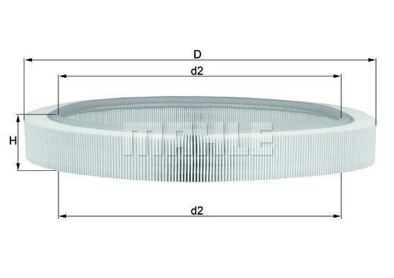 Luftfilter Knecht LX 61 KNECHT Luftfilter Knecht LX 61 KNECHT