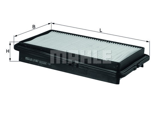 Luftfilter Knecht LX 667 KNECHT
