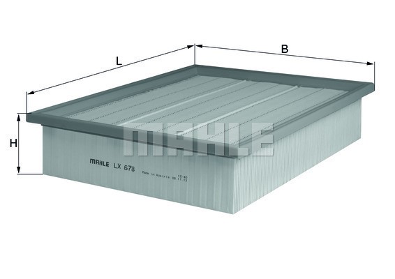Luftfilter Knecht LX 678 KNECHT