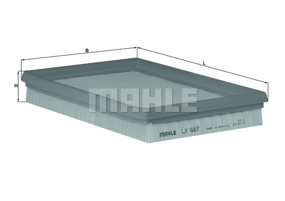 Luftfilter Knecht LX 687 KNECHT
