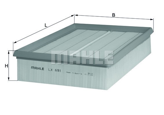 Luftfilter Knecht LX 691 KNECHT