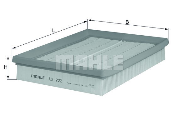 Luftfilter Knecht LX 722 KNECHT