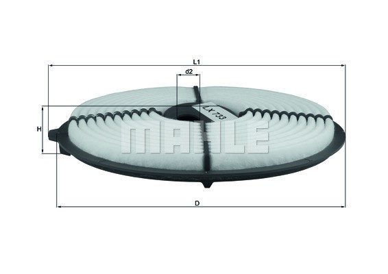Luftfilter Knecht LX 733 KNECHT